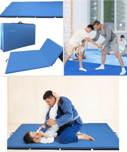 "Premium Folding Gymnastics Mat: 4'x10'x2"