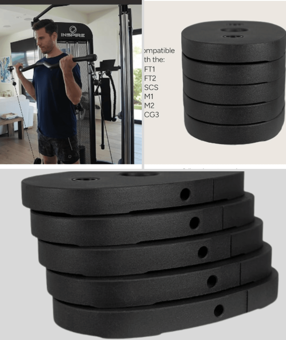 50 lb Weight Stack for Cable Weights"