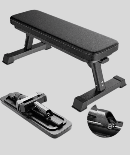 Foldable Flat Bench by Finer Form