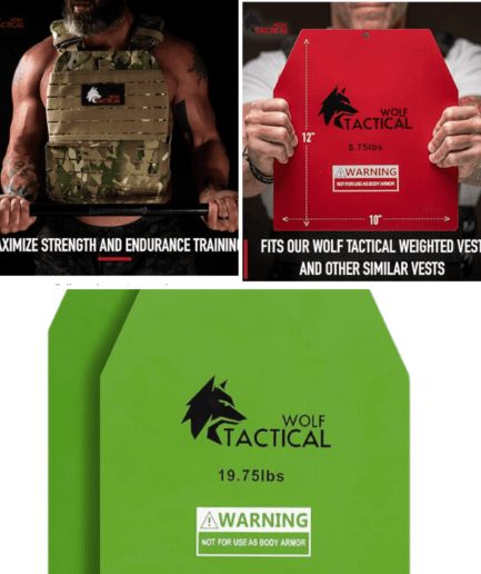 WOLF TACTICAL Weight Vest Plate Sets